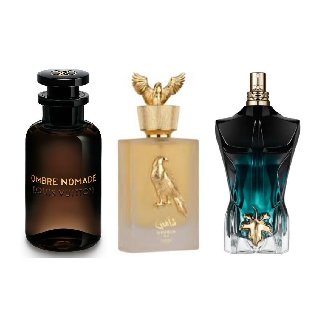 Le Beau Parfum 1.1, Ombré Nomade 1.1 y Shaheen Gold 1.1