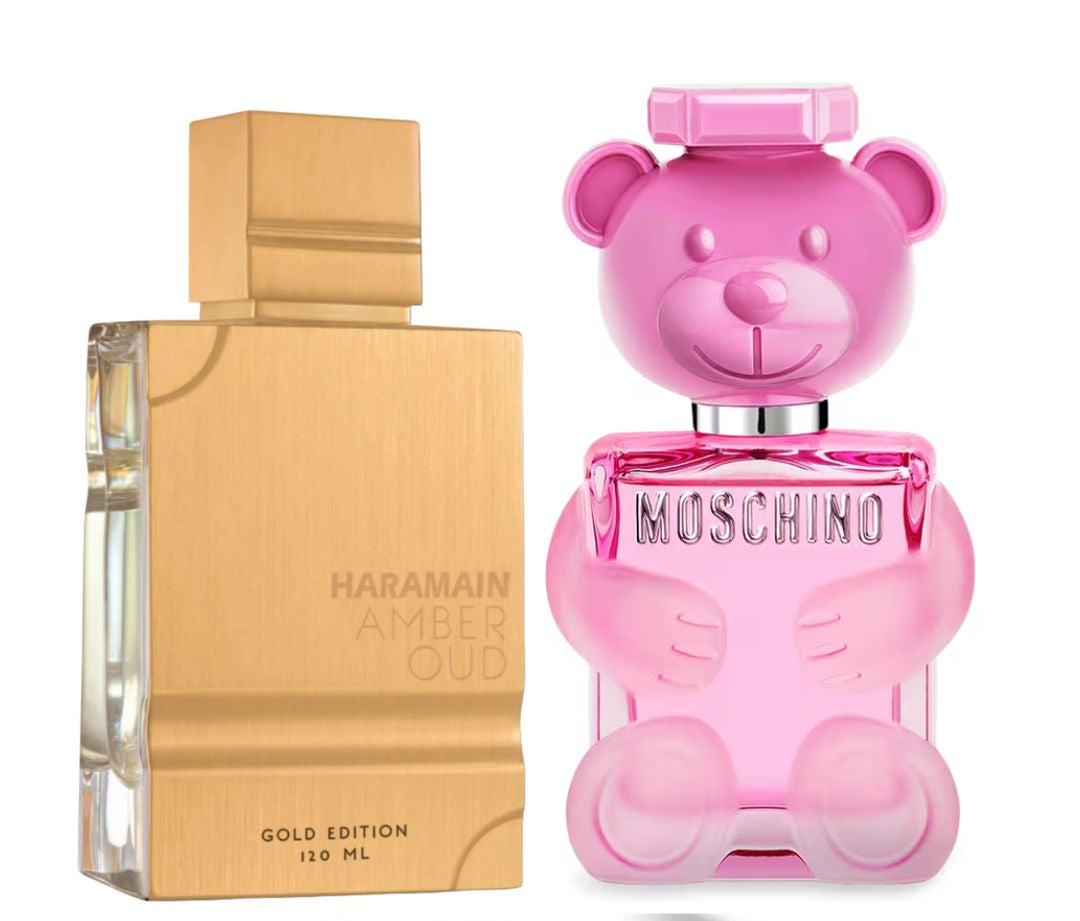 Toy 2 Bubble Gum 1.1 y Amber Oud Gold Edition 1.1