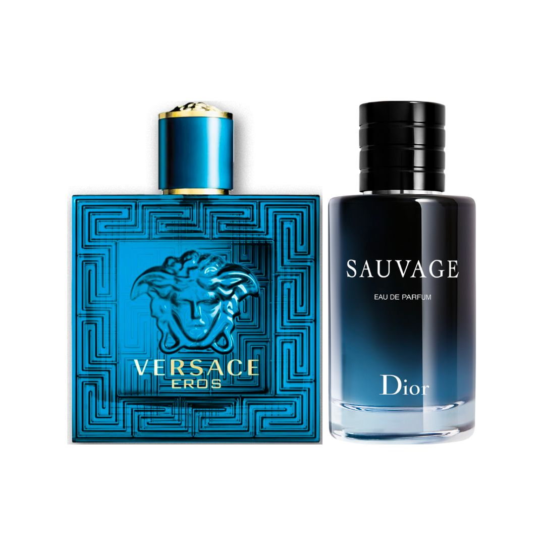 Dior Sauvage 1.1 y Versace Eros 1.1