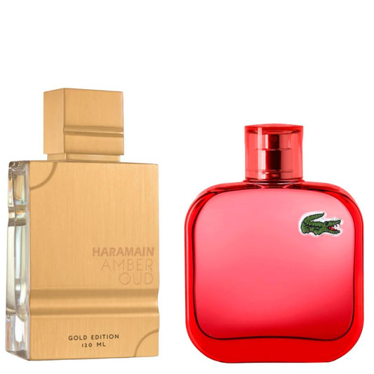 Amber Oud 1.1 y Lacoste Rouge 1.1